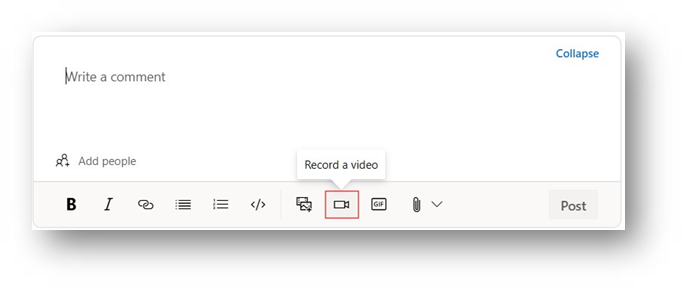 Camera access interface
