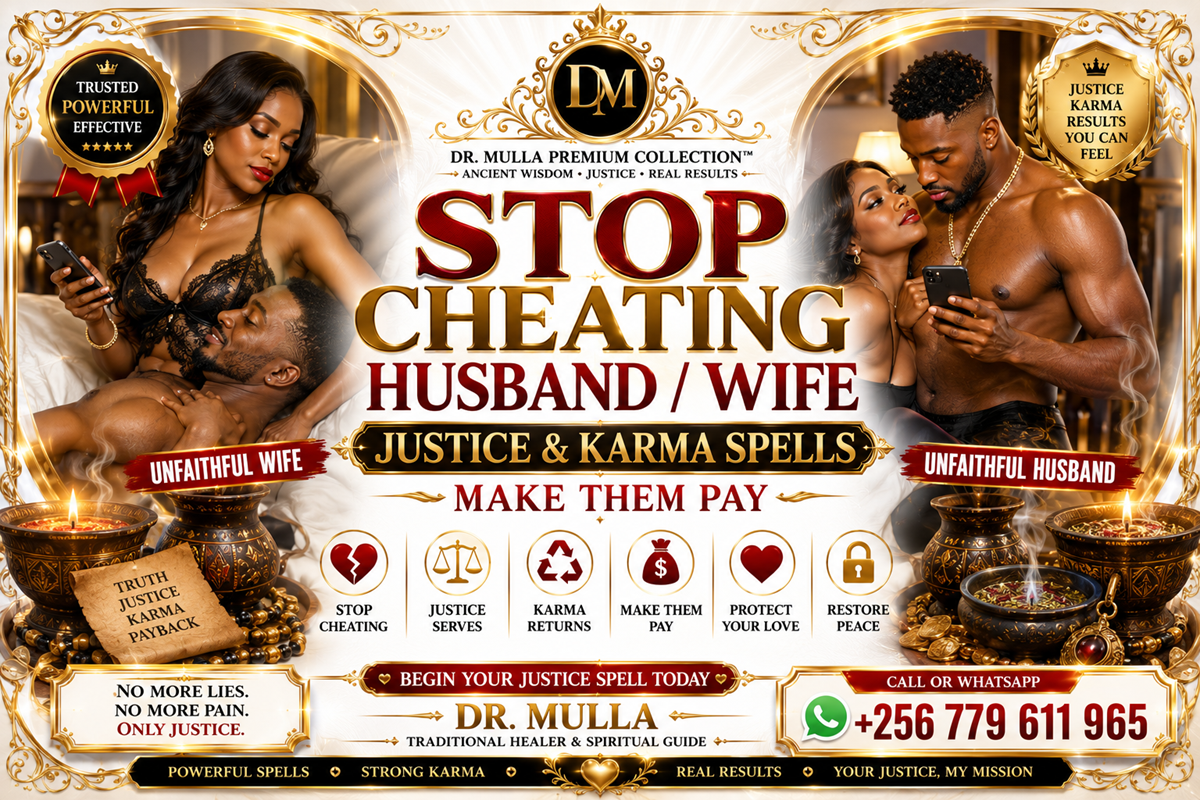 Cheating Husband & Wife Justice & Karma Spells by Dr. Mulla | Stop Infidelity, Expose the Truth & Restore Peace +256779611965