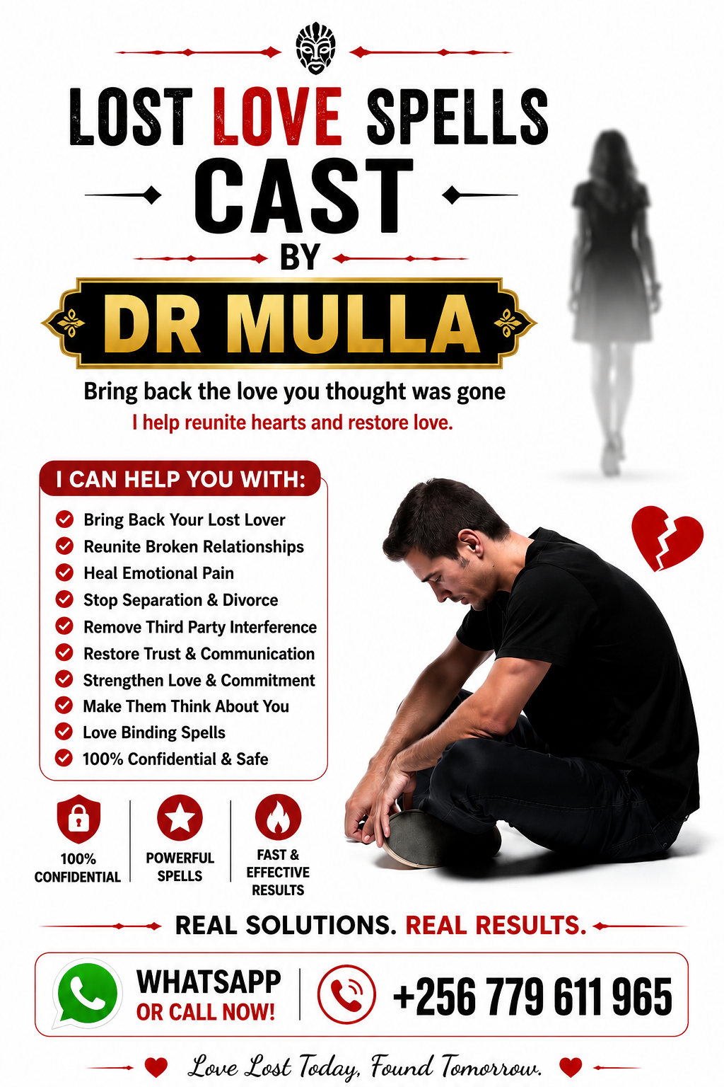 Powerful Lost Love Spells by Dr. Mulla | Bring Back Your Lost Lover, Restore Broken Relationships & Reunite with True Love