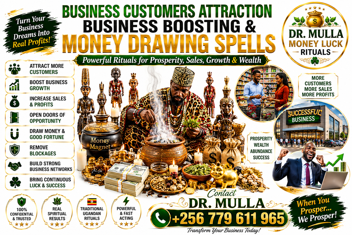 Business Customers Attraction Spells | Business Boosting & Money Drawing Spells for Prosperity, Sales & Growth | Dr. Mulla