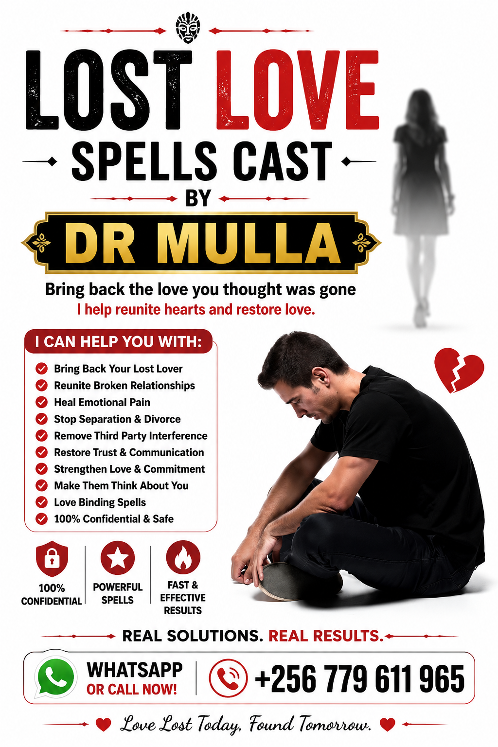 Powerful Lost Love Spells for Ex Lover Return, Love Reconciliation & Relationship Problems | Dr. Mulla +256 779 611 965