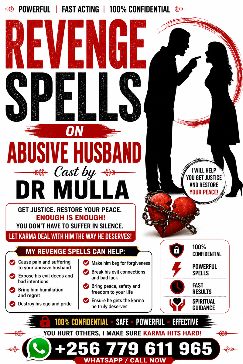 Black Magic Revenge for Domestic Abuse | Revenge Spells to Target and Punish Abusive Husbands/Lovers Who Hurt, Control
