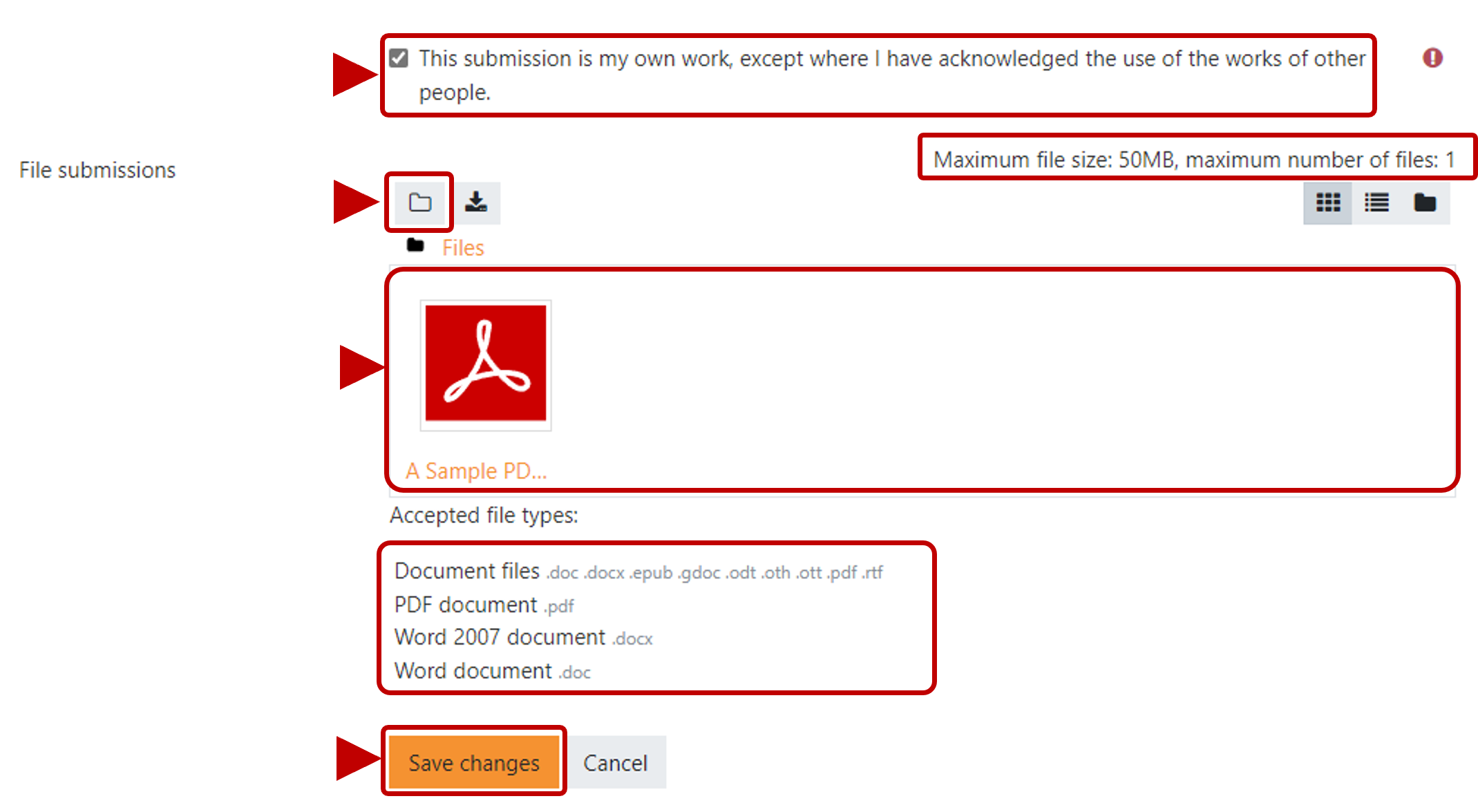 how to submit written assignment