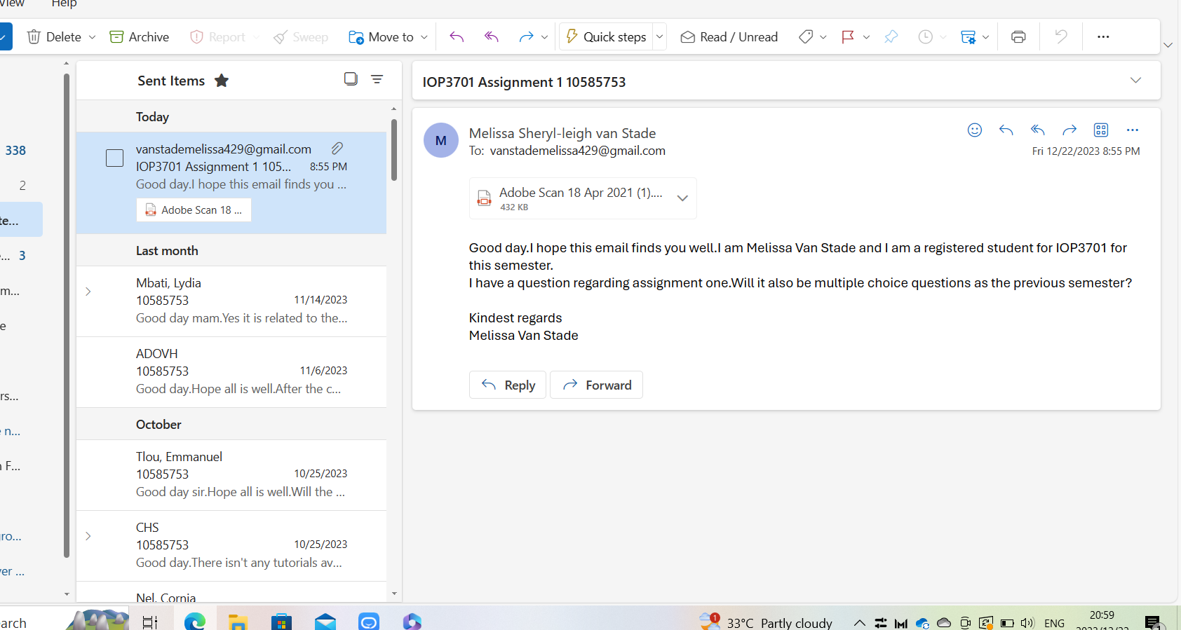 Activity: Create and send an email | myStudentSkillsHub